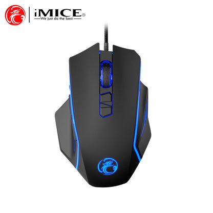 USB Wired Gaming Mouse, RGB Backlit Computer Mice, 8 Keys 7200 DPI High Precision Optical Mouse For Office Laptop Home Computer