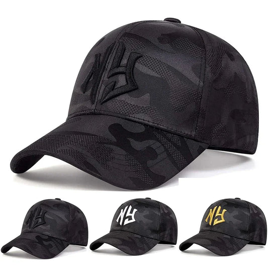 Fashion Letter Embroidery Camouflage Baseball Cap Spring Autumn Snapback Hat Adjustable Sports Casual Hats Sunscreen Hats