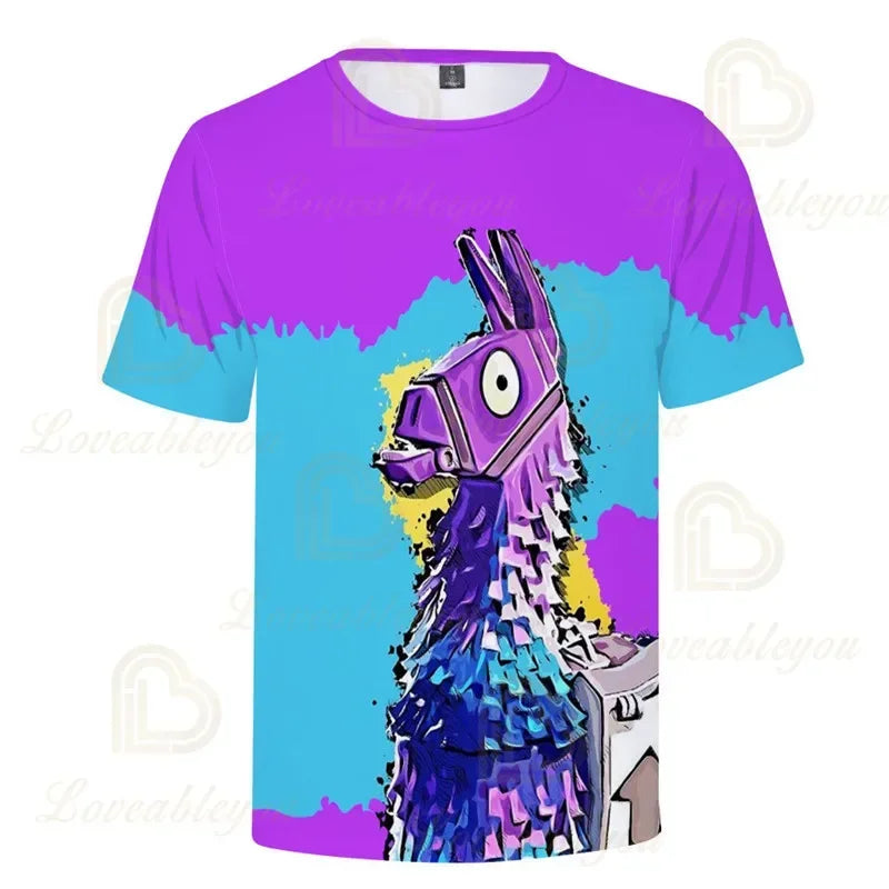 Red Jade Fortnite Anime Battle Royale 3D T-Shirt for Men Women Kids - Pelly T-Shirt Birthday Gift for Girls and Boys