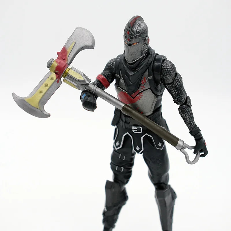 Game Fortnite Raptor Black Knight Skull Trooper Premium Cuddle Team Leader MogulMaster Action Figure Room Decoration Toys Gift
