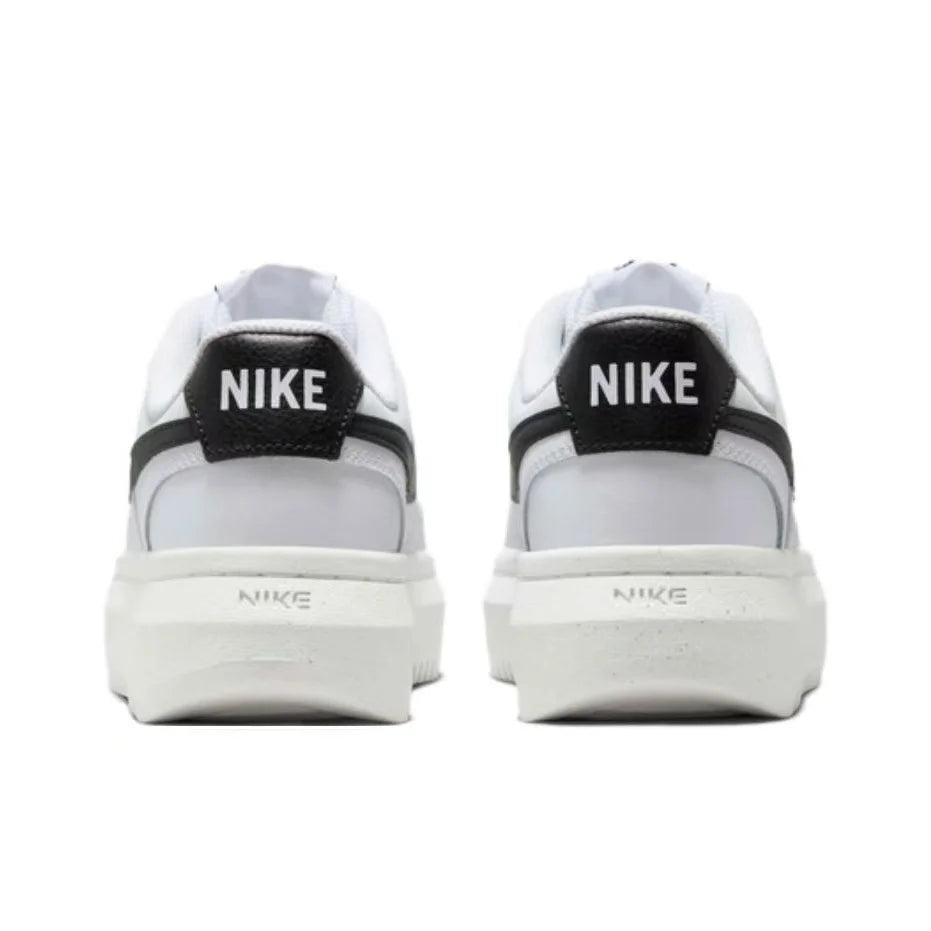 Nike Court Vision Alta naisten matalavartiset koripallokengät, pehmeät ja mukavat, kestävät, valkoiset/mustat DZ5394-107