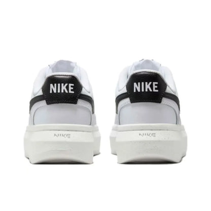 Nike Court Vision Alta naisten matalavartiset koripallokengät, pehmeät ja mukavat, kestävät, valkoiset/mustat DZ5394-107