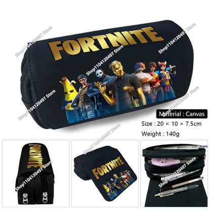 Fortnite Wallet Short Bifold Coin Bag Leather Photo Card Holder Student Wallets Boys Girls Cartoon Print Purses