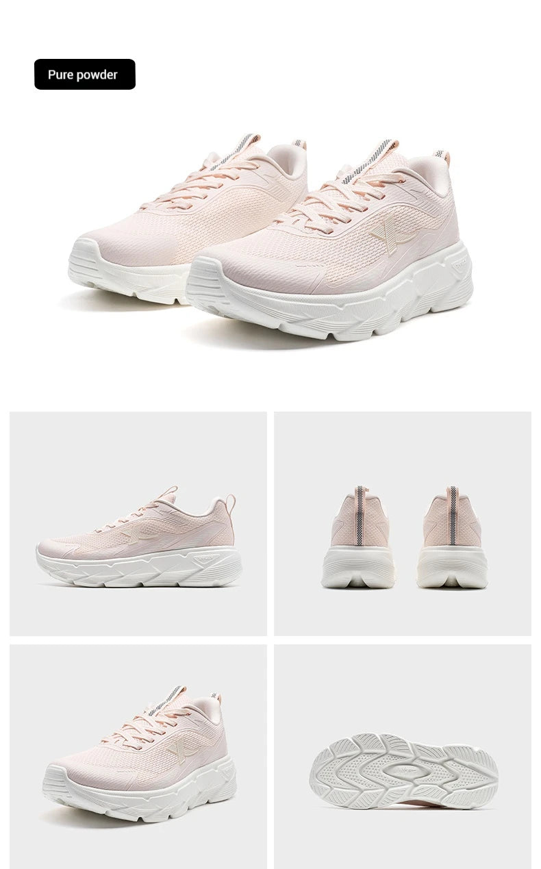 Xtep Light Joy 2 Women's Running Shoes 2025 Spring Shock-Absorbing Non-slip Wear-Resistant Lightweight Sports Shoes 875118110015