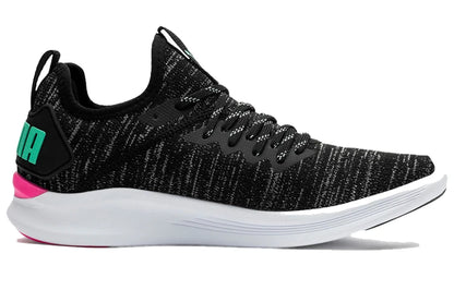 Chaussures de ville basses Puma Ignite Flash Evoknit, baskets, noir et rose, 190511-11
