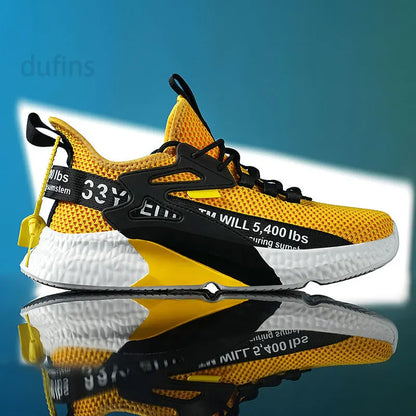 Men's New Sneakers Light Casual Fashion Running Elastic Leisure Outdoor Mesh Summer Sports Tennis Walking Shoes 2025 Size
