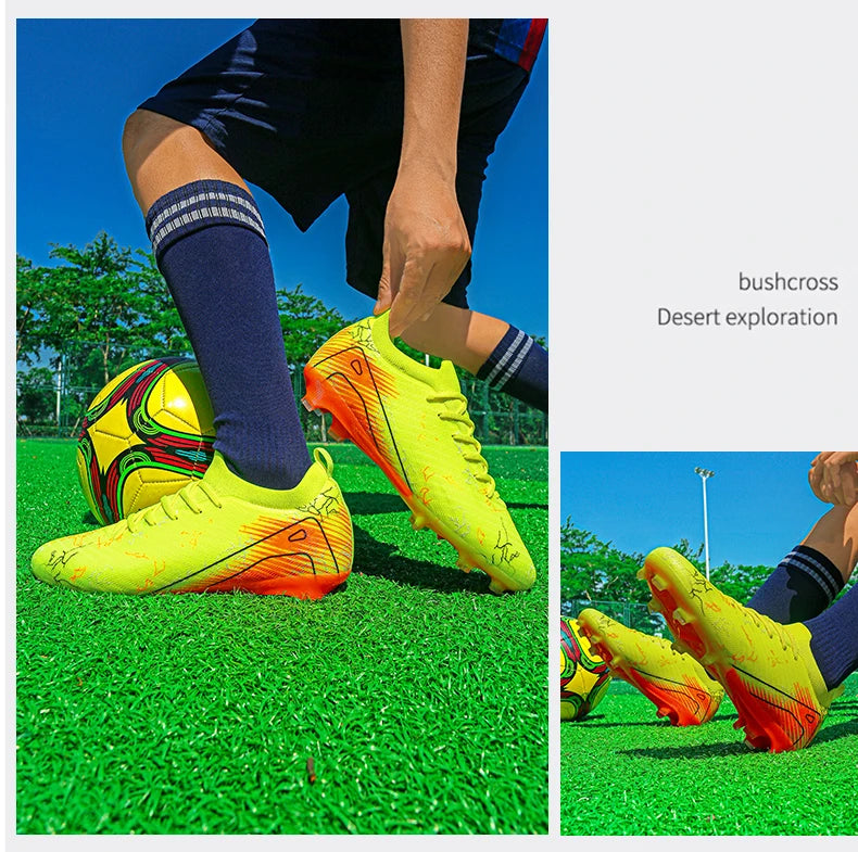 Nieuwe voetbalschoenen voor heren, FG Soccer Shoes voor training, groothandel, topkwaliteit noppenschoenen, antislip, dropshipping, uniseks volwassenen