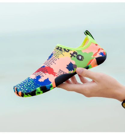 2023Yoga Sports Water Sneakers Unisex Swimming Aqua Seaside Barefoot Slippers Surf Upstream Light Quick-Drying Beach Water Shoes