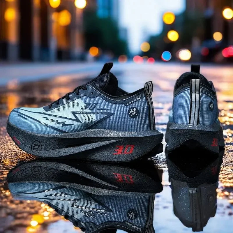 Running Shoes with Specialty Carbon Plate, Marathon Men’s Sports, Breathable, Lightweight, Comfortable Women’s Athletic Non-Slip Sneakers