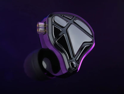 KZ Nouveaux écouteurs intra-auriculaires Axas FPS pour le jeu, avec DSP réglable professionnel, réduction de bruit, câble 2 broches détachable, écouteurs ergonomiques pour e-sport
