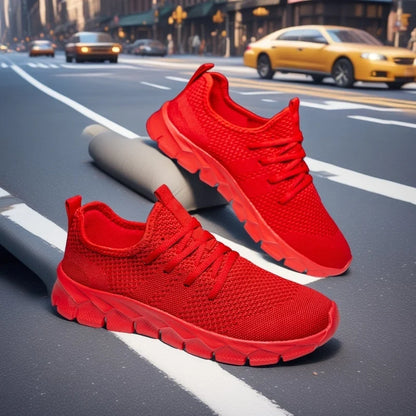 Sneakers til mænd i let mesh, damesko, casual flade sko, løbesko til mænd, bløde tennissko, åndbare herresneakers