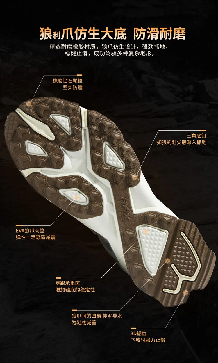 RAX Winter Hiking Boots Men Waterproof Breathable Outdoor Sports Sneakers Trekking Boots Mountain Trekking Shoes Big Size