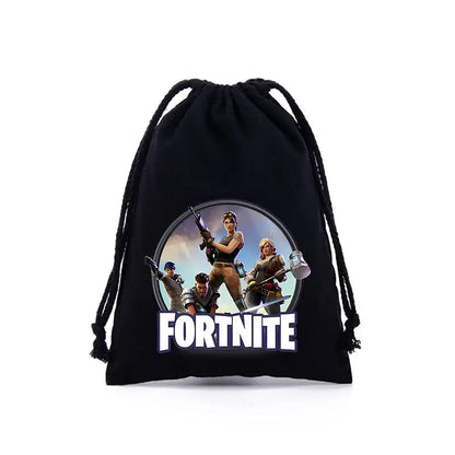 Fortnites Boys Girls Drawstring Bags Cartoon Anime Printed Large Capacity Storage Bags Tote Bag Handbag New Cute Birthday Gifts