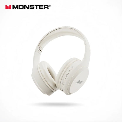 Casque Bluetooth 6.0 Monster N21, mode double égaliseur, écouteurs stéréo immersifs, casque supra-auriculaire pliable filaire/sans fil avec micro
