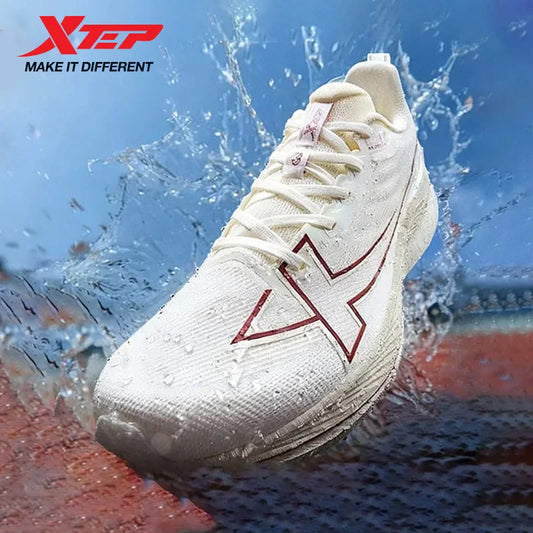 Xtep 2000km Men's Running Shoes 2025 Winter Waterproof Stronger Propulsive Force Cushion Shock Absorption Sneakers 875419110019
