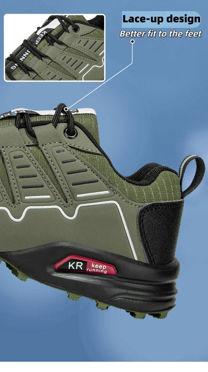 Sapatos de Ciclismo Sem Fecho para Homem, Sapatos de Caminhada Antiderrapantes para Montanha e Todo-o-Terreno, Sapatos Desportivos Respiráveis, Sapatos de Ciclismo de Estrada