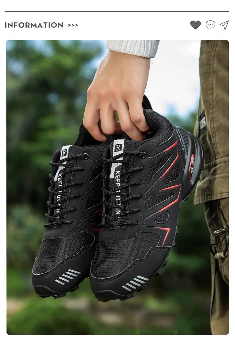 Sapatos de Ciclismo Sem Fecho para Homem, Sapatos de Caminhada Antiderrapantes para Montanha e Todo-o-Terreno, Sapatos Desportivos Respiráveis, Sapatos de Ciclismo de Estrada