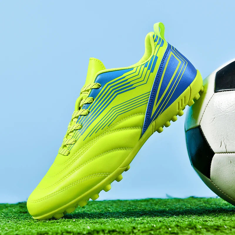 Chaussures de Football pour hommes, bottes de Football professionnelles, Futsal, vente en gros, confortables, TF, chaussures d'extérieur antidérapantes de haute qualité
