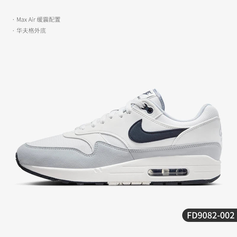 Nike alkuperäinen Air Max 1 miesten matalavartinen ilmatyynyllinen retro-urheilukenkä FD9082-002