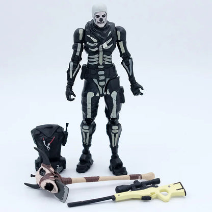 Game Fortnite Raptor Black Knight Skull Trooper Premium Cuddle Team Leader MogulMaster Action Figure Room Decoration Toys Gift