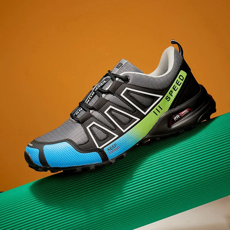 Sapatos de Ciclismo Sem Fecho para Homem, Sapatos de Caminhada Antiderrapantes para Montanha e Todo-o-Terreno, Sapatos Desportivos Respiráveis, Sapatos de Ciclismo de Estrada