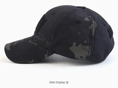 Camouflage Baseball Cap Outdoor Men's Tactical CP Adjustable Hat Sports Cycling Duck Tongue Cap