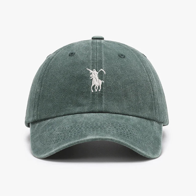 Baseballpetten voor heren en dames, zacht katoen, gewassen, zacht, verstelbaar, zonnekapje, dad cap, hoeden voor jongens en meisjes, borduurontwerp met de Magere Hein, Japan