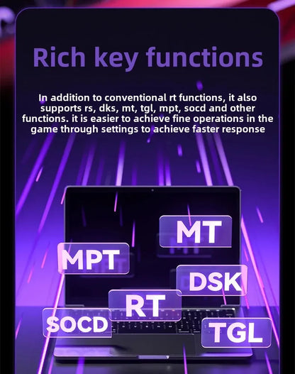 AULA WIN60HE Magnetic Switch Mechanical Keyboard, 60% Wired Gaming Keyboard with Hall Effect Magnetic Switches, Rapid Trigger Esports Keyboard