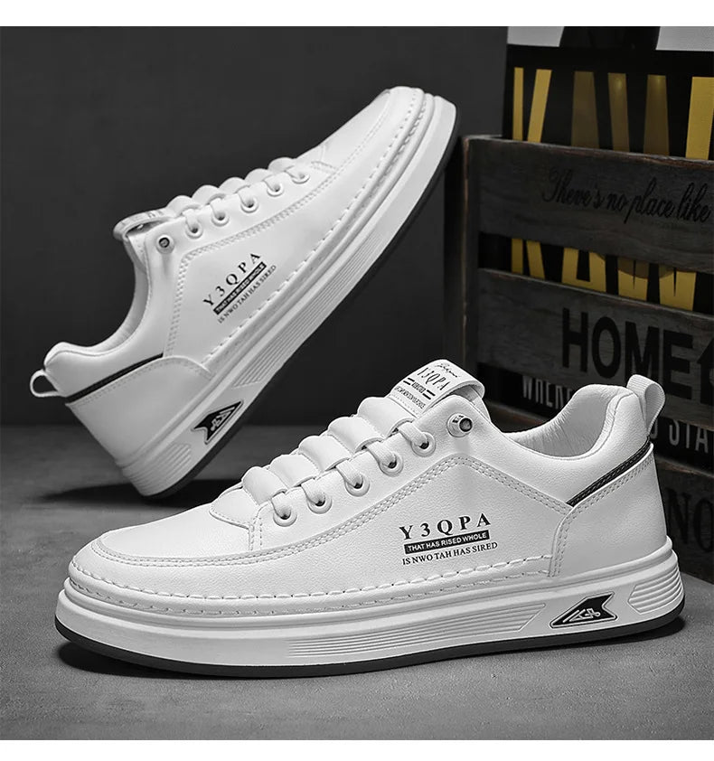 Men's summer fashionable casual driving shoes, sporty slip-on loafers, versatile comfortable breathable wear-resistant leather