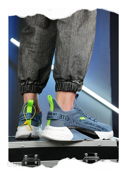 Men's New Sneakers Light Casual Fashion Running Elastic Leisure Outdoor Mesh Summer Sports Tennis Walking Shoes 2025 Size