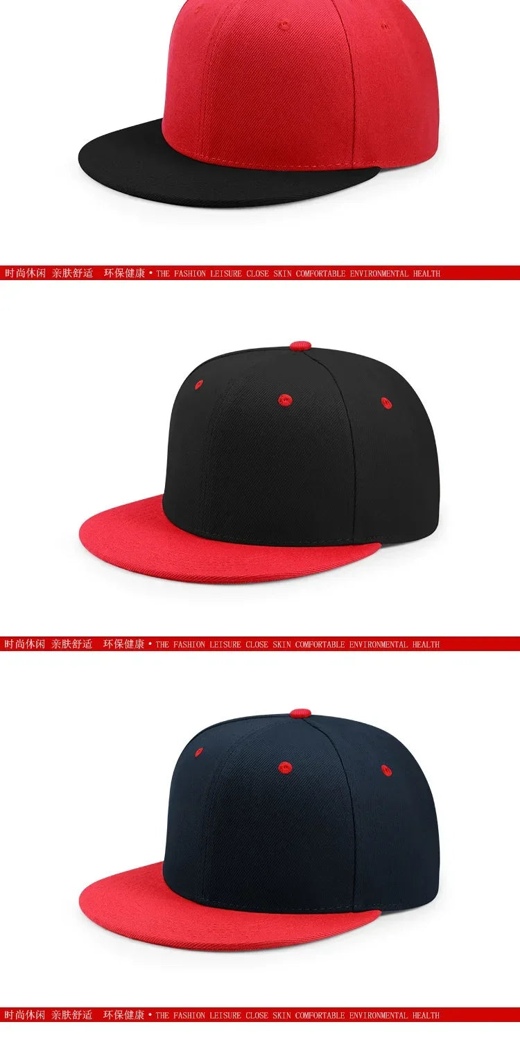 Big Bone Man Plus Size Baseball Caps Adult Flat Peak Hip Hop Fitted Hat Men Women Large hats Snapback Cap size 6 3/4 to 8