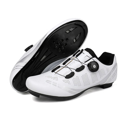 Scarpe da ciclismo da uomo e da donna per bici da strada, competizione e velocità, scarpe sportive da ciclismo autobloccanti con tacchette SPD