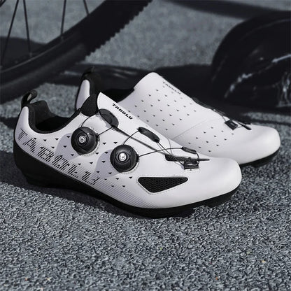 Road Cycling Shoes Flats Cleats Shoes Speed Cycling Sneakers Men’s Bike Shoes Women’s Self-Locking Non-slip Mountain Bicycle SPD Shoes