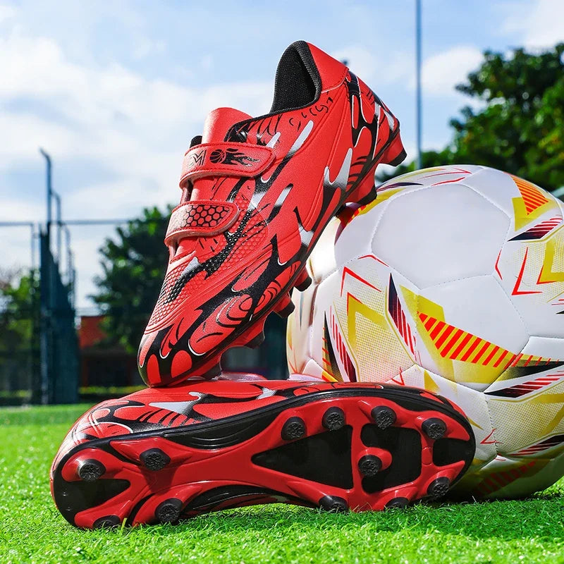 Chaussures de football 2026 pour hommes et femmes, crampons longs, chaussures de sport unisexes de marque, chaussures d'entraînement pour filles et garçons
