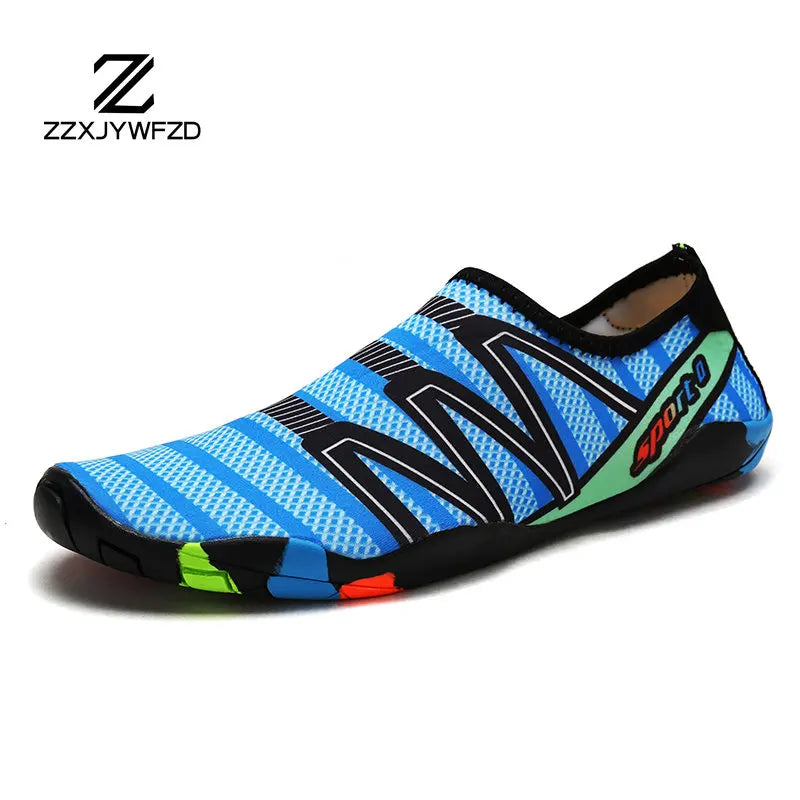 2023Yoga Sports Water Sneakers Unisex Swimming Aqua Seaside Barefoot Slippers Surf Upstream Light Quick-Drying Beach Water Shoes