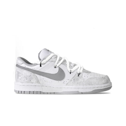 Mukautetut lenkkarit Nike Big Cold Fog Rose Retro High Street & Chinese Ink Wash -miesten liukumattomat matalavartiset skeittikengät