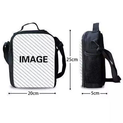 Classic Game FortniteS Child Backpacks Lunch Bag Pencil Case Pupil Large Capacity School Bags For Boy Girl Best Gift