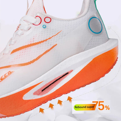 Men's Running Shoes Carbon Plate Professional Breathable Non-slip Cushioning Women's Casual Running Sports Shoes