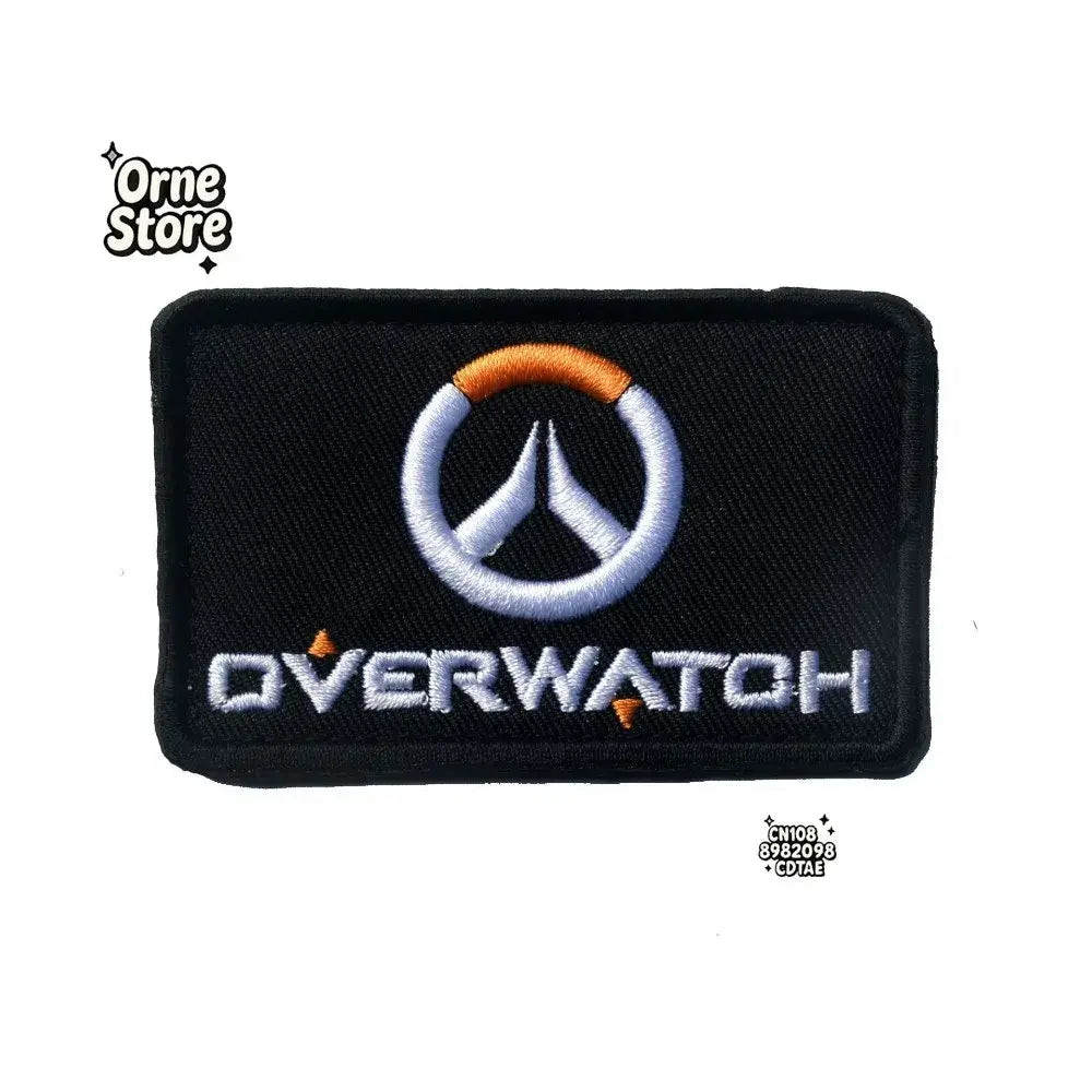 Overwatch D.Va Embroidered Magic Arm Patch Sticker Cosplay Backpack Clothing Decals Decoration Fan Merchandise Gifts