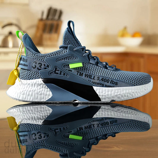 Męskie nowe buty trampki lekkie codzienne modne do biegania elastyczne rekreacyjne outdoorowe siatkowe letnie sportowe tenisowe męskie do chodzenia rozmiar