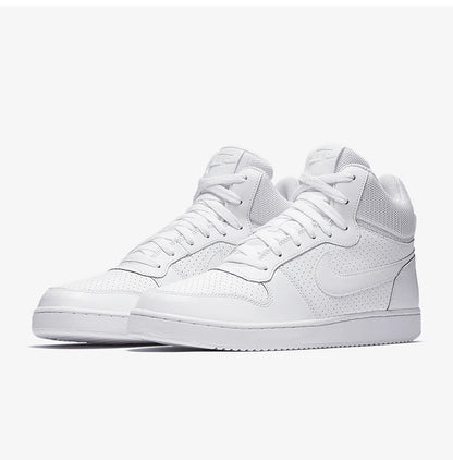 Baskets casual montantes pour homme Nike COURT BOROUGH MID authentiques, blanc pur, 838938-111