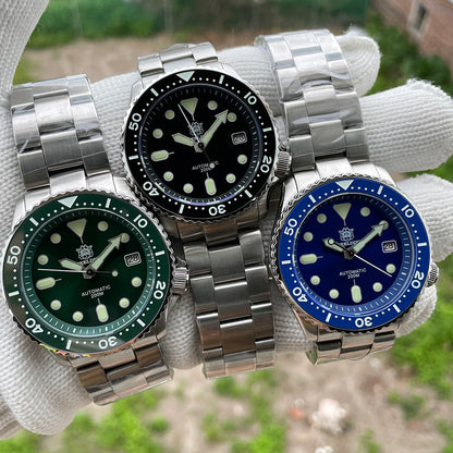 STEELDIVE SD1973 Men's Dive Watch NH35 Automatic Mechanical Men's Watch Luminous Ceramic Bezel Diver Watch Men Watches Sapphire