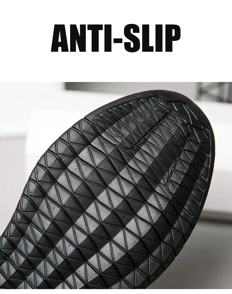 Lightweight Men's Walking Shoes Outdoor Soft Male Casual Shoes Flexible Breathable Men Loafers Slip-on Footwear Sneakers 39-48