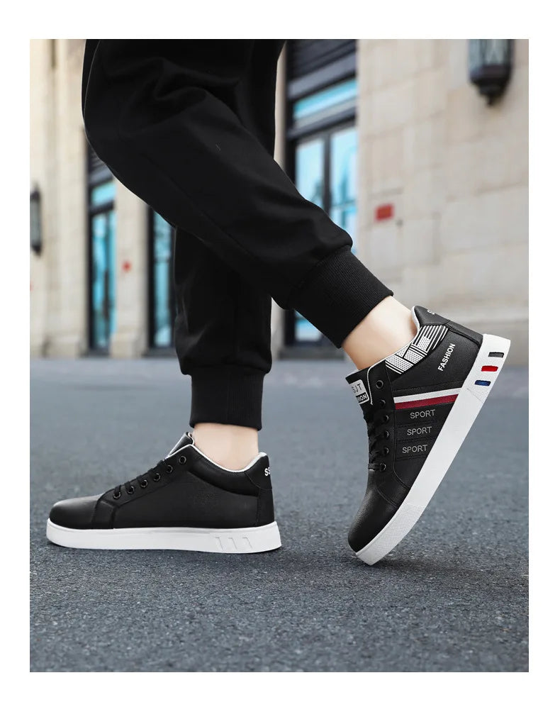 Men's Skateboarding Shoes 48, Casual High Top Walking Sneakers, Sports Shoes, Breathable Hip Hop Shoes, Street Shoes Chaussure Homme