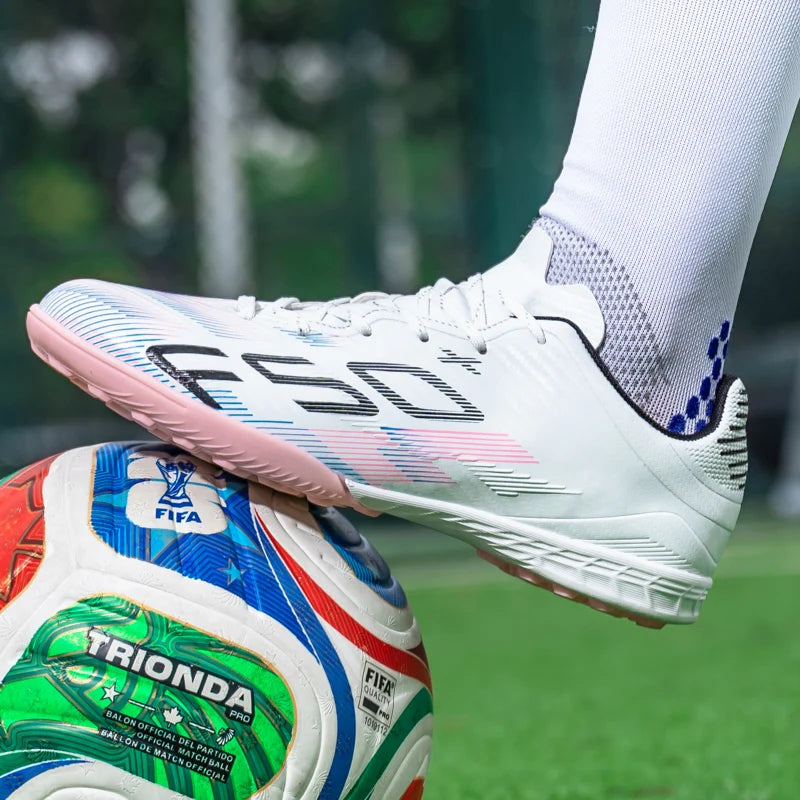 Nouvelles chaussures de football pour hommes, chaussures de football professionnelles, chaussures d'entraînement, chaussures de match, baskets antidérapantes, chaussures de sport pour terrain gazonné, chaussures d'extérie
