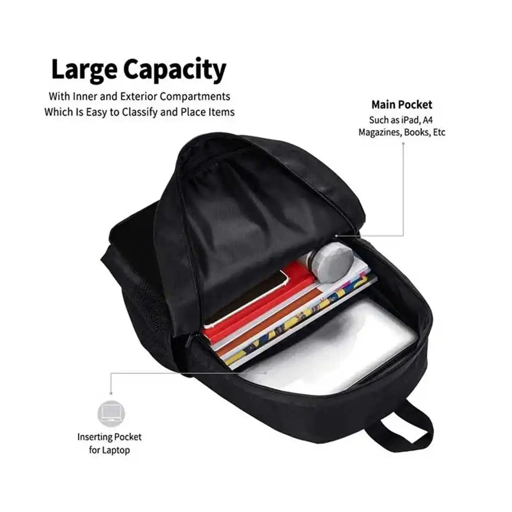 Kids School Backpack Cartoon Fort-nite Bags for Girls Boys Durable Lightweight Large Capacity Breathable