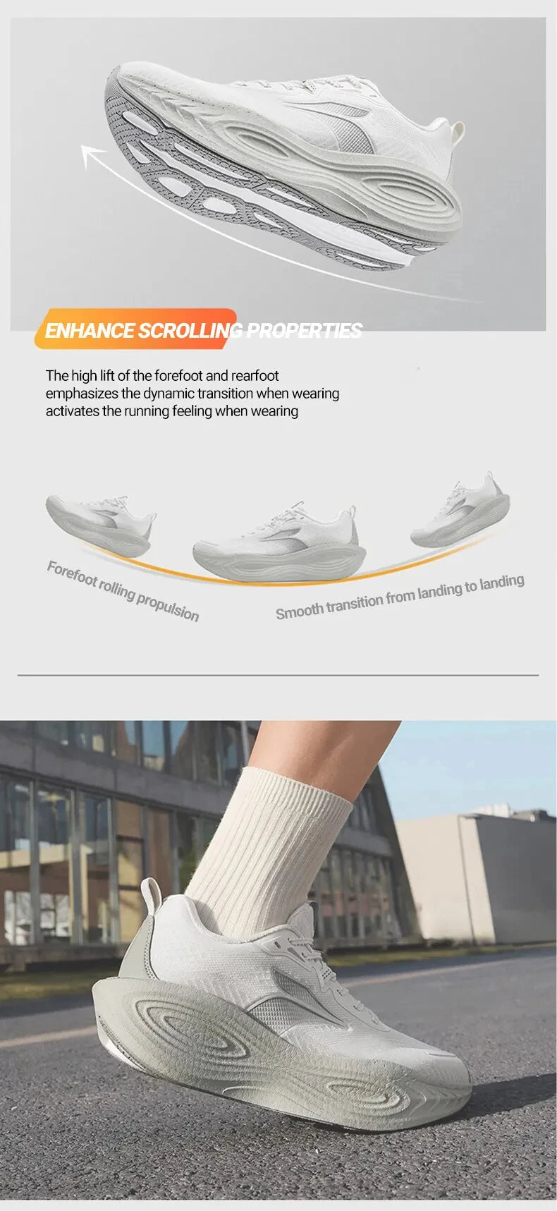 Sapatilhas de Running para Homem 361 Degrees PopBlaze 5 — Novo Amortecimento, Sola Grossa, Respiráveis, Antiderrapantes, para Jogging ao Ar Livre — Sneakers Masculinos 672532212