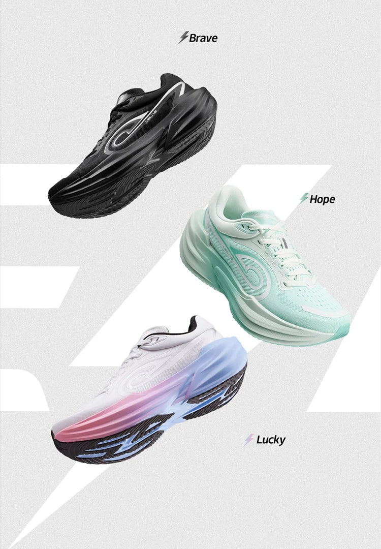 QIAODAN TG1.0 Women’s Marathon Running Shoes 2026 New Platform Racing Shock Absorption Soft Long Distance Sneakers QDB022253285