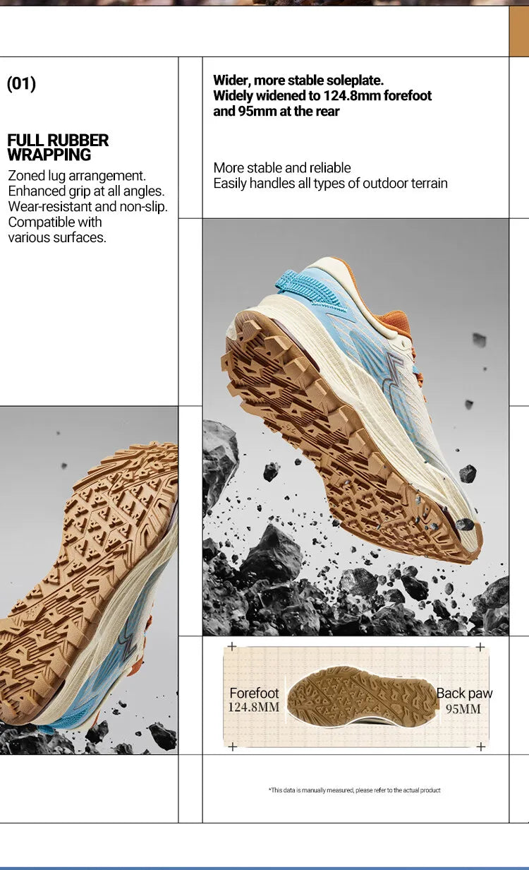 Scarpe da running 361 Degrees WUXIA 2 leggere, traspiranti, ammortizzate, antiscivolo e morbide per outdoor ed escursionismo, sneakers versatili da uomo 672542201