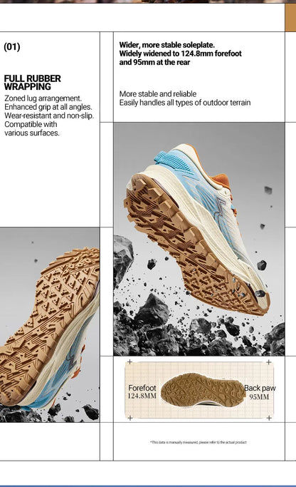 Scarpe da running 361 Degrees WUXIA 2 leggere, traspiranti, ammortizzate, antiscivolo e morbide per outdoor ed escursionismo, sneakers versatili da uomo 672542201